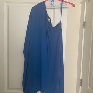 One-shoulder BCBG dress